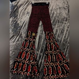 Lux muse, custom bell bottom pants, size medium